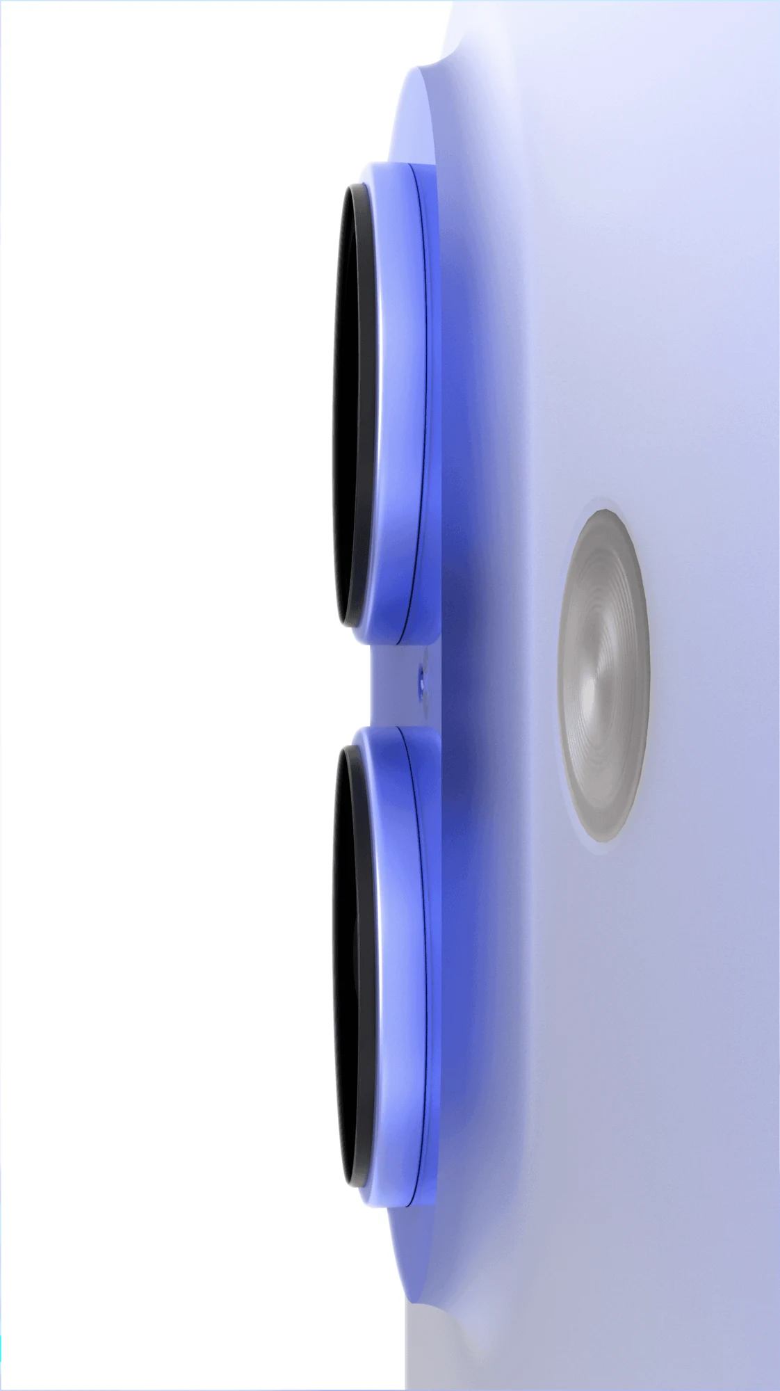 Blue iPhone — camera detail